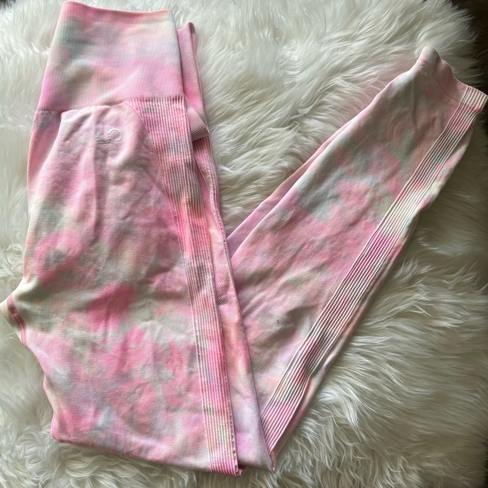 Tye Dye Contour Seamless Leggings